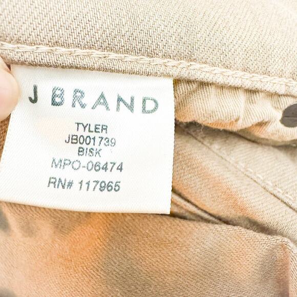 J. Brand Tyler Brown Denim Jeans Bisk Straight Leg JB0011739 Size 32 - Picture 6 of 8